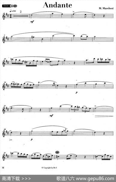 Andante（M·Marchesi作曲版）|M·Marchesi