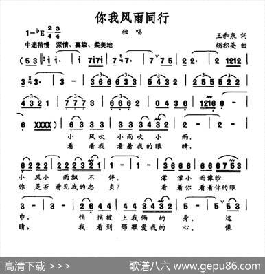 你我风雨同行 - 王和泉|胡积英