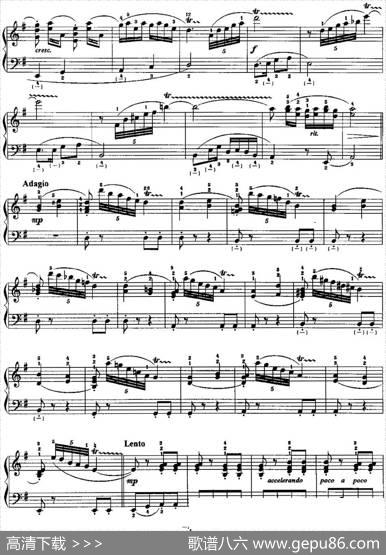中国民歌手风琴曲集：62、夕阳箫鼓