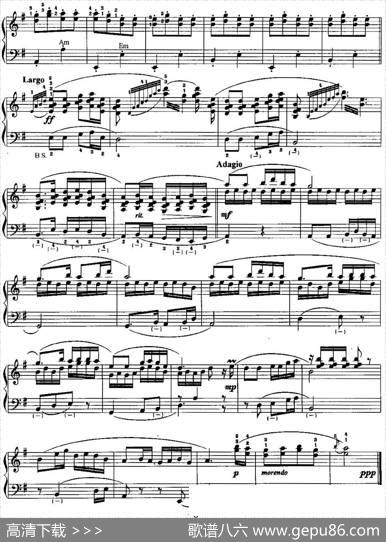 中国民歌手风琴曲集：62、夕阳箫鼓