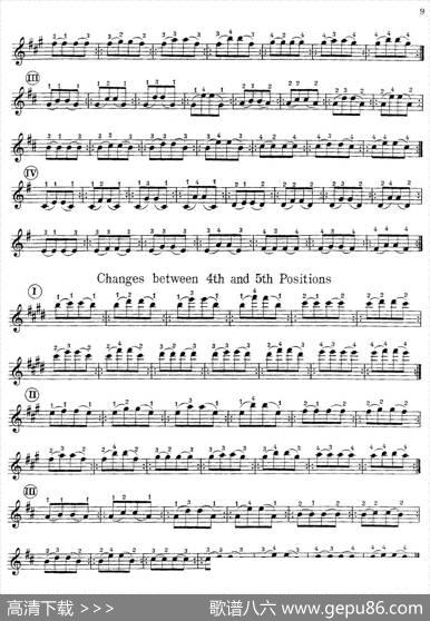TheYOSTSYSTEMExercisesforChangeofPosition（换把练习曲-1）|盖洛德·尤斯特