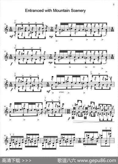山中醉（EntrancedwithMountainSceneryForSoloViolin）|李尚谦