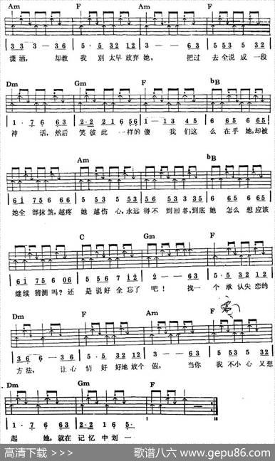 民族吉他弹唱：失恋阵线联盟