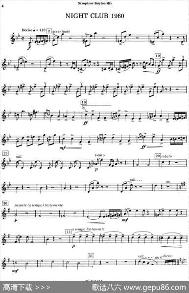 HISTOIREDUTANGO（四重奏上低音分谱）|皮耶佐拉
