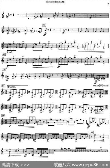 HISTOIREDUTANGO（四重奏上低音分谱）|皮耶佐拉