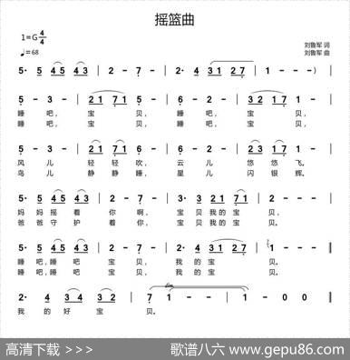 摇篮曲（刘鲁军词曲） - 刘鲁军|刘鲁军