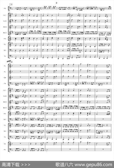 加勒比海盗交响组曲（PIRATESOFTHECARIBBEAN）（交响总谱）