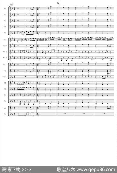 加勒比海盗交响组曲（PIRATESOFTHECARIBBEAN）（交响总谱）