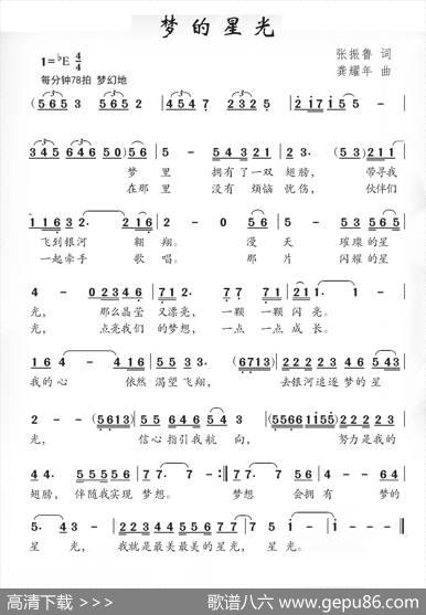 梦的星光 - 张振鲁|龚耀年