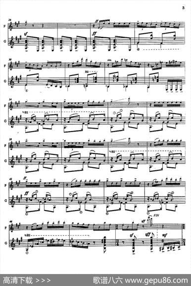 HistoireduTango：1、Bordel1900（长笛+吉他）|皮亚佐拉