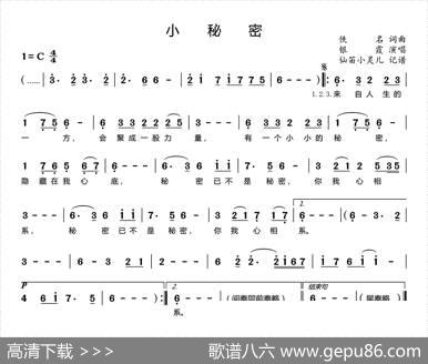 小秘密（银霞演唱版）