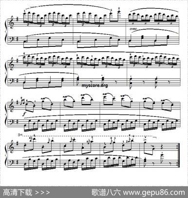 车尔尼（Czerny）849第17首曲谱及练习指导