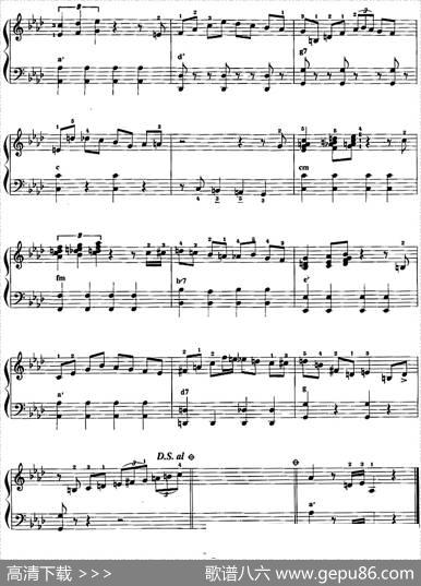 手风琴爵士乐曲：Oursong我们的歌