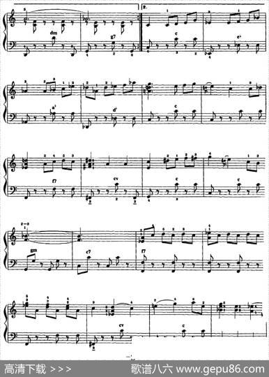 手风琴爵士乐曲：Mr.Augustinesblues蓝色的八月