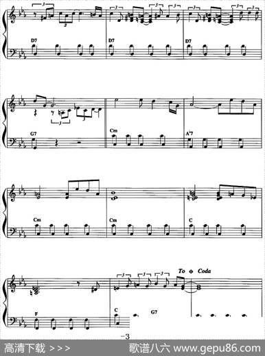 手风琴爵士乐曲：TheladySingstheBlues少女的歌