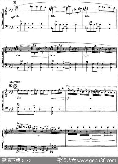 手风琴爵士乐曲：MilongasinPalabras米朗·帕拉斯-探戈