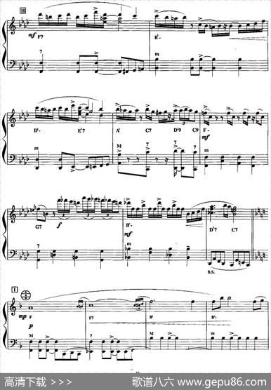 手风琴爵士乐曲：MilongasinPalabras米朗·帕拉斯-探戈
