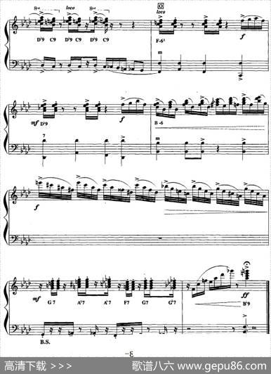 手风琴爵士乐曲：MilongasinPalabras米朗·帕拉斯-探戈