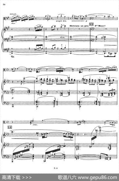 传奇Op.66（中音萨克斯+钢琴伴奏）|​F·施密特