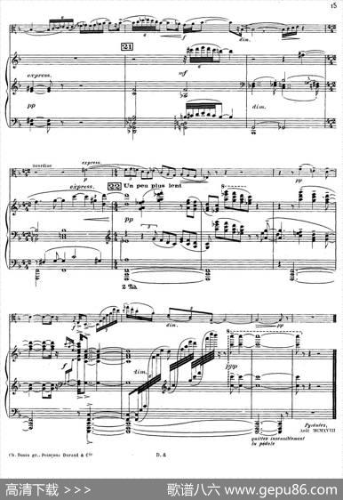 传奇Op.66（中音萨克斯+钢琴伴奏）|​F·施密特