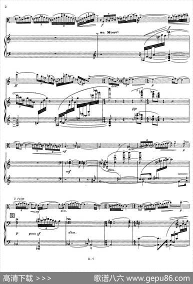 传奇Op.66（中音萨克斯+钢琴伴奏）|​F·施密特