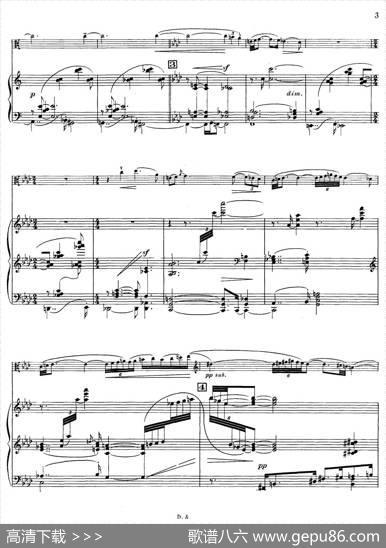 传奇Op.66（中音萨克斯+钢琴伴奏）|​F·施密特