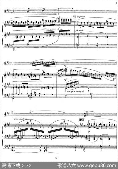 传奇Op.66（中音萨克斯+钢琴伴奏）|​F·施密特