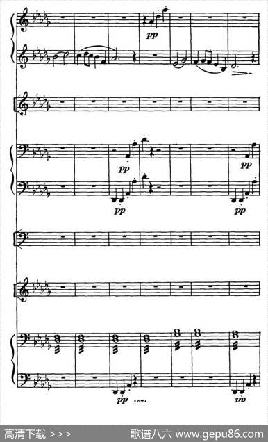 莫斯科河舞曲（室内乐总谱）