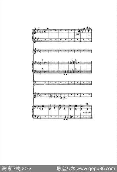 莫斯科河舞曲（室内乐总谱）