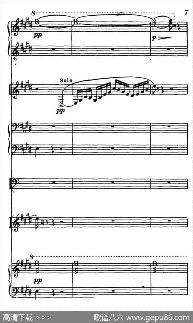 莫斯科河舞曲（室内乐总谱）