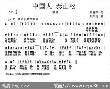 中国人泰山松 - 田韶华|张朱论