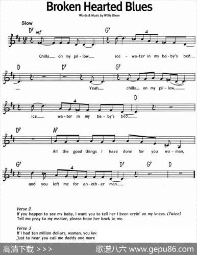 蓝调音乐：BrokenHeartedBlues