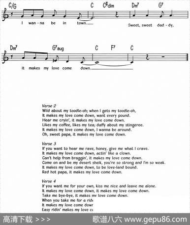 蓝调音乐：ItMakesMyLoveComeDown