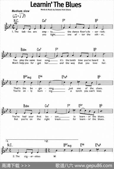 蓝调音乐：Learnin'TheBlues