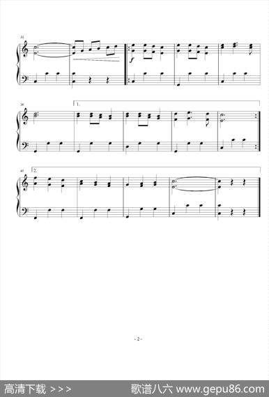 波兰圆舞曲（涛涛制谱版）
