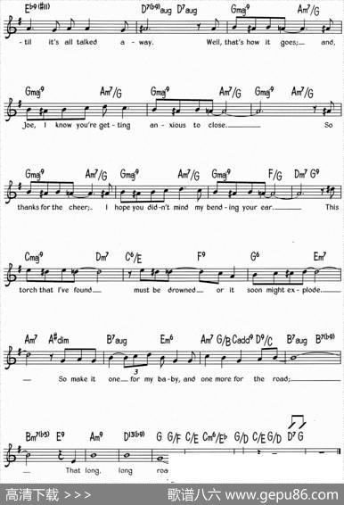 蓝调音乐：OneForMyBaby（AndOneMoreForTheRoad）