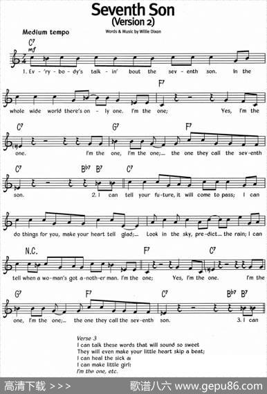 蓝调音乐：SeventhSon