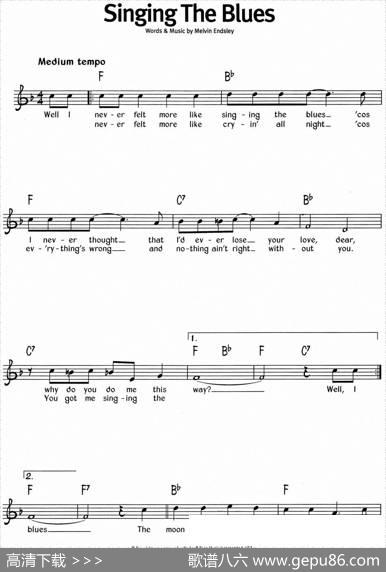 蓝调音乐：SingingTheBlues