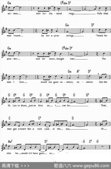 蓝调音乐：St.LouisBlues