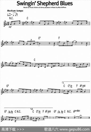 蓝调音乐：Swingin'ShepherdBlues