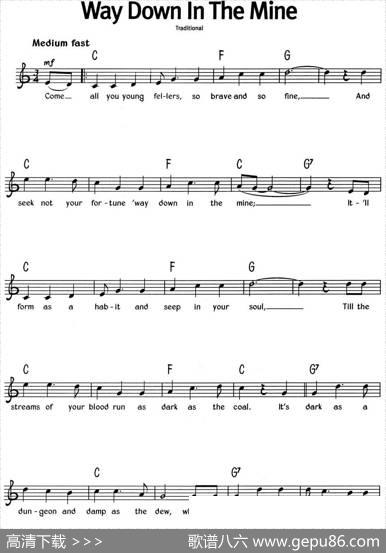 蓝调音乐：WayDownInTheMine
