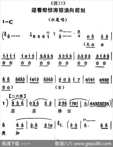 [河北梆子]迎着那惊涛骇浪向前划（《渡口》水莲唱段）