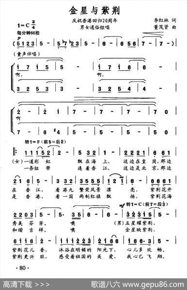 金星与紫荆 - 李红林|董茂贤