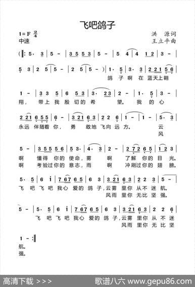 飞吧鸽子 - 洪源|王立平
