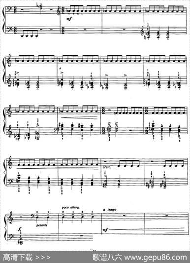现代钢琴曲：19、熊之舞|[匈]贝拉·巴托克