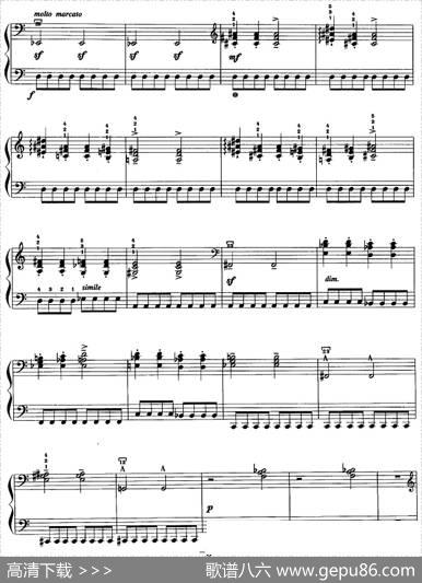 现代钢琴曲：19、熊之舞|[匈]贝拉·巴托克
