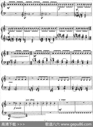 现代钢琴曲：19、熊之舞|[匈]贝拉·巴托克