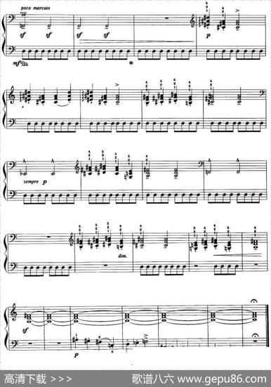 现代钢琴曲：19、熊之舞|[匈]贝拉·巴托克