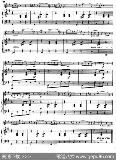 MAZURKARUSSE（玛祖卡鲁塞）（小提琴+钢琴伴奏）|格林卡（GLINKA）