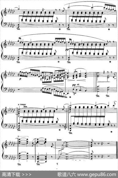 现代钢琴曲：21、夜曲|[意]奥托里诺·雷斯皮基